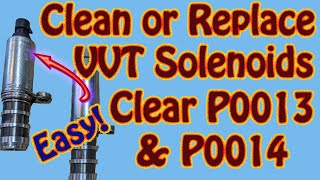 How to Clean andor Replace Variable Valve Timing VVT Solenoids to Clear P0013 amp P0014 Equinox [upl. by Dore]