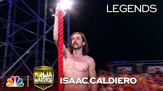 Isaac Caldiero The First and Fastest American to Finish Stage 4  American Ninja Warrior [upl. by Staten]