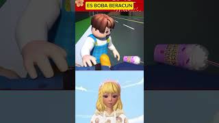 ES BOBA UNGU BERACUN roblox storytelling robloxshorts animasiroblox trendingshorts cartoon [upl. by Anedal]