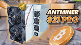 Bitmain Antminer S21 Pro Review and Bitcoin Mining Profitability [upl. by Hennessy598]