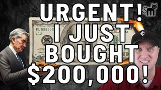 URGENT 🔥 I Bought 200000 Of My Newest Position 🚀 What You NEED To Know NOW [upl. by Otto]