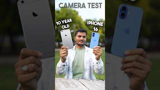 iPhone 16 vs iPhone 6 Plus Camera Test  10 Years Old iPhone ☠️☠️ shorts apple [upl. by Shimberg]