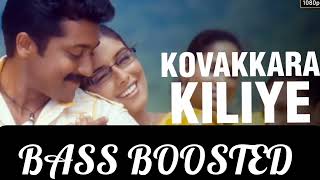 Kovakkara Kiliye BASS BOOSTED  Vel  Suriya Yuvan Shankar Raja  bass4mixofficial [upl. by Keelin348]