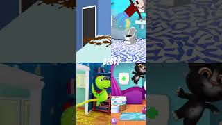 Flying out control animationmemes mytalkintom2 shorts funny trending [upl. by Belak637]