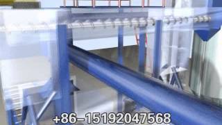 Roller through type shot blasting cleaning machine [upl. by Lothar901]