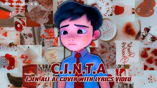 Ejen Ali  CINTA dBagindas  Ai Cover With Lyrics [upl. by Sivel]