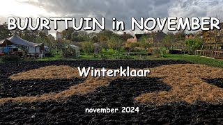 Wandeling over de Buurttuin in november Winterklaar [upl. by Poppy438]