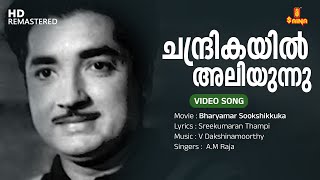 Chandrikayil Aliyunnu l HD Video l Bharyamar Sookshikkuka l Prem Nazir Sreekumaran Thampi AM Raja [upl. by Inessa]