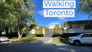 Walking Park Lane Circle in North York Torontos Bridle Path Neighbourhood 10102024 [upl. by Harhay45]