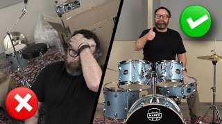 How To Assemble and Setup a Drum Set [upl. by Howlyn608]