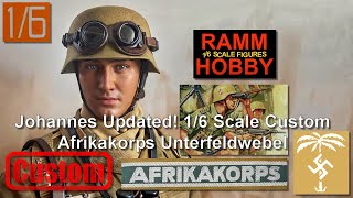 Johannes Updated 16 Scale CUSTOM Afrikakorps Unterfeldwebel [upl. by Leidba]