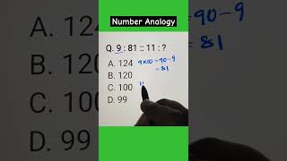 Number Analogy iqtest maths mathgames numberanalogy shorts ytshorts mpsc [upl. by Akiehs629]