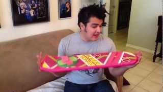 Back to the Future Hoverboard Mattel prop replica review [upl. by Ynaffital639]