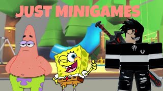 Playing Mini games Fortnite and Roblox [upl. by Llenrap]