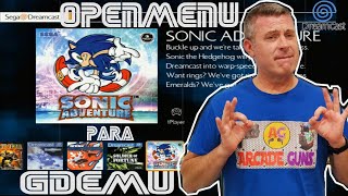 Openmenu  Lo mejor para tu Dreamcast con GDemu  Tutorial [upl. by Hsirt851]