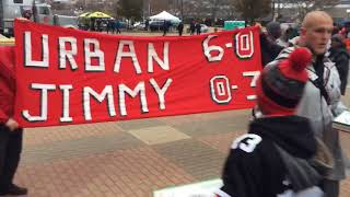 Fans unfurl a sign behind Billy Price postgame [upl. by Ateloj]