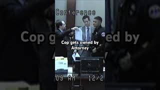 Cop gets schooled by Attorney in this amazing clip attorney lawyer investigation [upl. by Nanam]