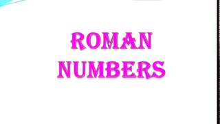 ROMAN NUMBERS IN URDU TET DSC BY M4U [upl. by Schroder279]