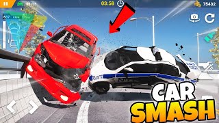 Playing BEST CAR CRASH GAMES from PLAYSTORE [upl. by Htebezile]