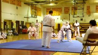 Goju Irikumi Go Kumite  10 year old [upl. by Ayahsal29]