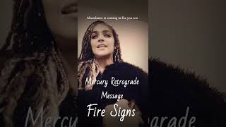 FIRE SIGNS MERCURY RETROGRADE MESSAGE viralvideo universe firesigns aries leo sagittarius [upl. by Artemisia]