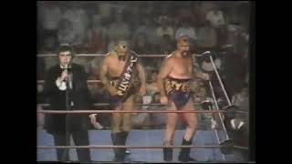 Ernie Ladd and Cowboy Bob Ellis vs The mongols 1975 [upl. by Kucik]