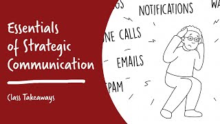 Class Takeaways — Essentials of Strategic Communication [upl. by Engapmahc]