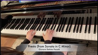 Presto from Sonata in C Minor by Pescetti [upl. by Isnan]