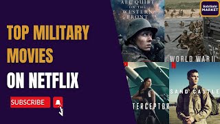 REVIEW TOP MILITARY MOVIES ON NETFLIX RIGHT NOW trailers 🎥🍿 [upl. by Anairotciv]