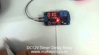 DC12V Timer Delay RELAY AC250V10A  DC30V10A [upl. by Notsob]