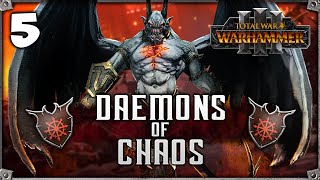 THE PALACE OF SLAANESH Total War Warhammer 3  Daemon Prince  Daemons of Chaos Campaign 5 [upl. by Letsyrhc]