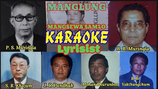 KARAOKE JUKEBOX with lyrics  MANGSEWA SAMLO  MANGLUNG LIMBOO SONG  8 Karaoke [upl. by Rogovy]