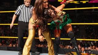 WWE NXT AJ vs Brie Bella [upl. by Ialocin]