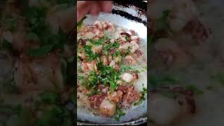 RECETA PULPO AL AJO  ¡DELISIOSO pulpoalajo pulporeceta pulpo [upl. by Murry710]