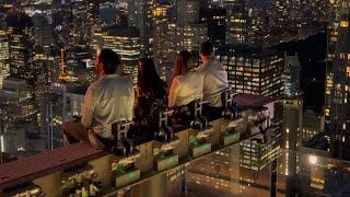 4K  Top of the Rock Observation Deck Rockefeller Center beautiful YouTube [upl. by Zetnauq875]