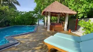 Furaveri Maldives  Beach Villa with Pool amp Jacuzzi Old Dhoni Villa Walkthrough [upl. by Clauddetta700]