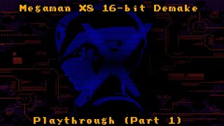 Megaman X8 16bit Demake Playthrough Part 1 Noahs Park  Booster Forest [upl. by Anaeli]