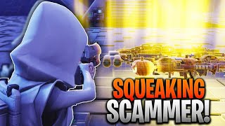 Scamming A Squeaker For His Best Guns Scammer Gets Scammed Fortnite Save The World [upl. by Cornia]