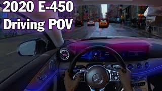 2020 Mercedes E450 Driving POV  E Class Coupe [upl. by Lewls]