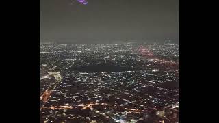 Night Landing At Mexico City Airport Flying With Avianca Airlines [upl. by Yarahs552]