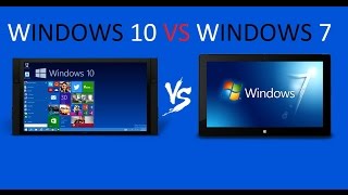 Windows 10 vs Windows 7 [upl. by Lumpkin]