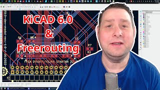 Autorouting in KiCad 6 mit Freerouting [upl. by Shaya]