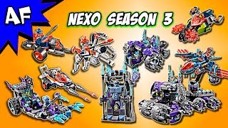 Every Lego Nexo Knights Season 3 Sets  Complete Collection [upl. by Retxab]