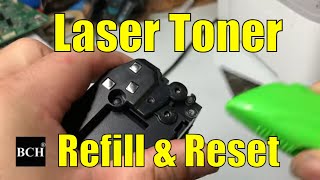 How to Refill Cartridges of Brother Laser Printer [upl. by Haneen]