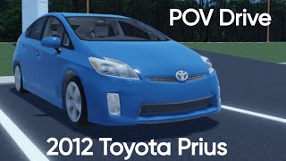 2012 Toyota Prius POV Drive  CKRP Roblox [upl. by Siro]