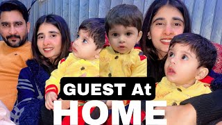 Guest at home muskan 🏡finally sab aagy mily sab sy event start ho gy mehak ka lNancy kashif vlogs 😍 [upl. by Lazor]