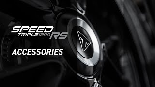 AllNew Speed Triple 1200 RS  Accessories [upl. by Cormac]