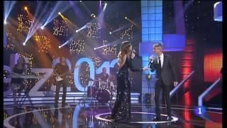 Sergio Dalma y Leire Martínez  La cosa más bella Gala Nochevieja 2012 TVE [upl. by Tarrsus]