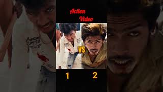 action video vs duet video khatarnak action video trending video viralvideo bossstarrk [upl. by Takken]