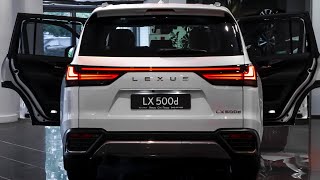 2024 White Lexus LX 500d  Luxury SUV in Detail [upl. by Barrett]